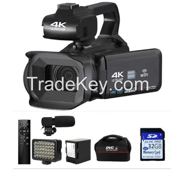Ultra HD digital video camera photo and video all-in-one 4K 64 million pixels 18X zoom