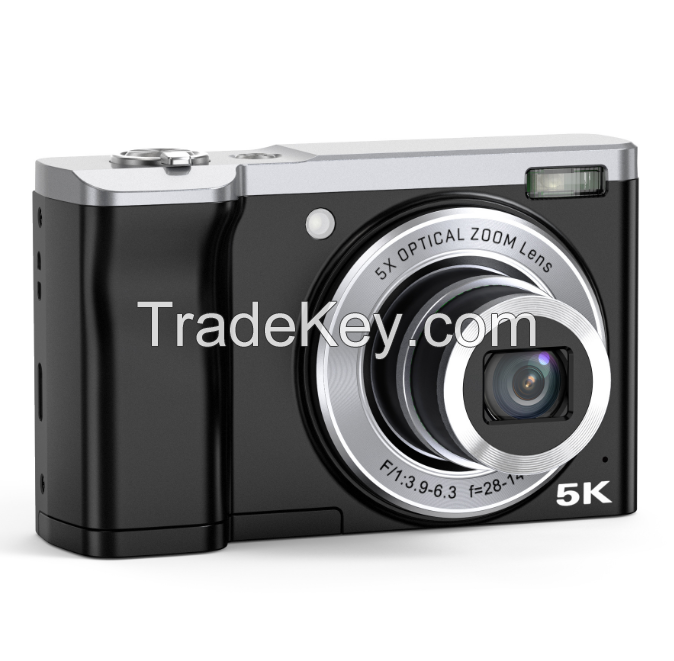 5K HD shooting digital camera Optical zoom anti-shake camera Student Party entry-level home camera