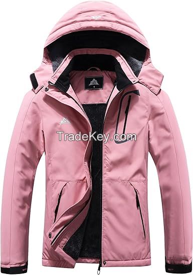 Women&#039;s Plus Size Warm Winter Coat Hooded Waterproof Ski Jacket Mountain Windbreaker Coats