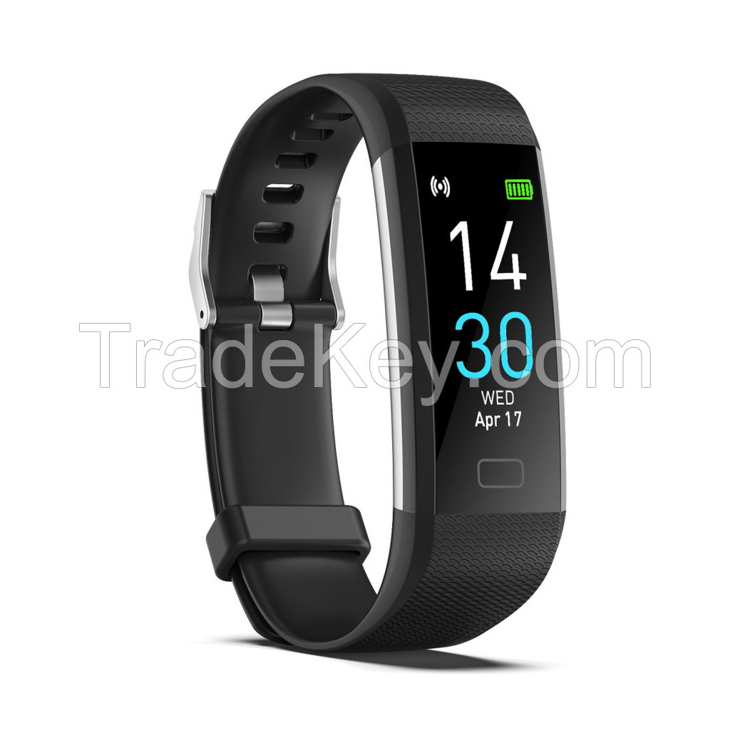S5 wristband thermometer blood pressure fitness heart rate meter step smart wristband watch factory gift wholesale sports wristband