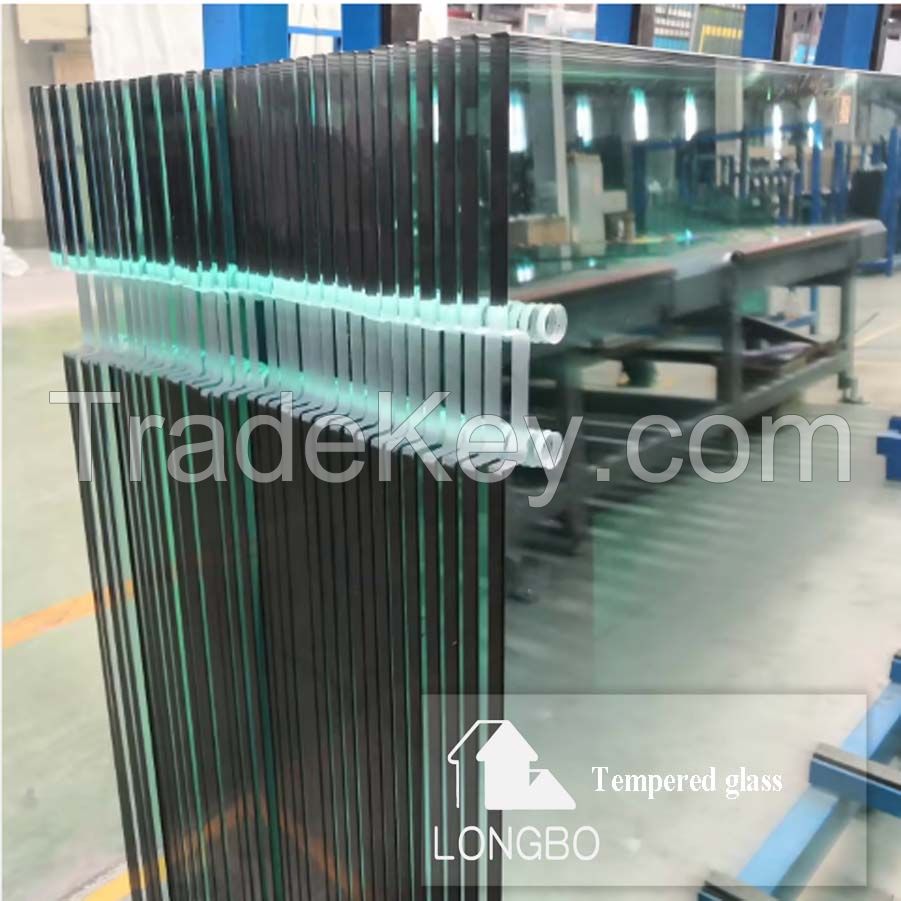 2mm 3mm 4mm 5mm 5.5mm 6mm 8mm 10mm 12mm 15mm 19mm Tempereds Glass with Factory Wholesale Price