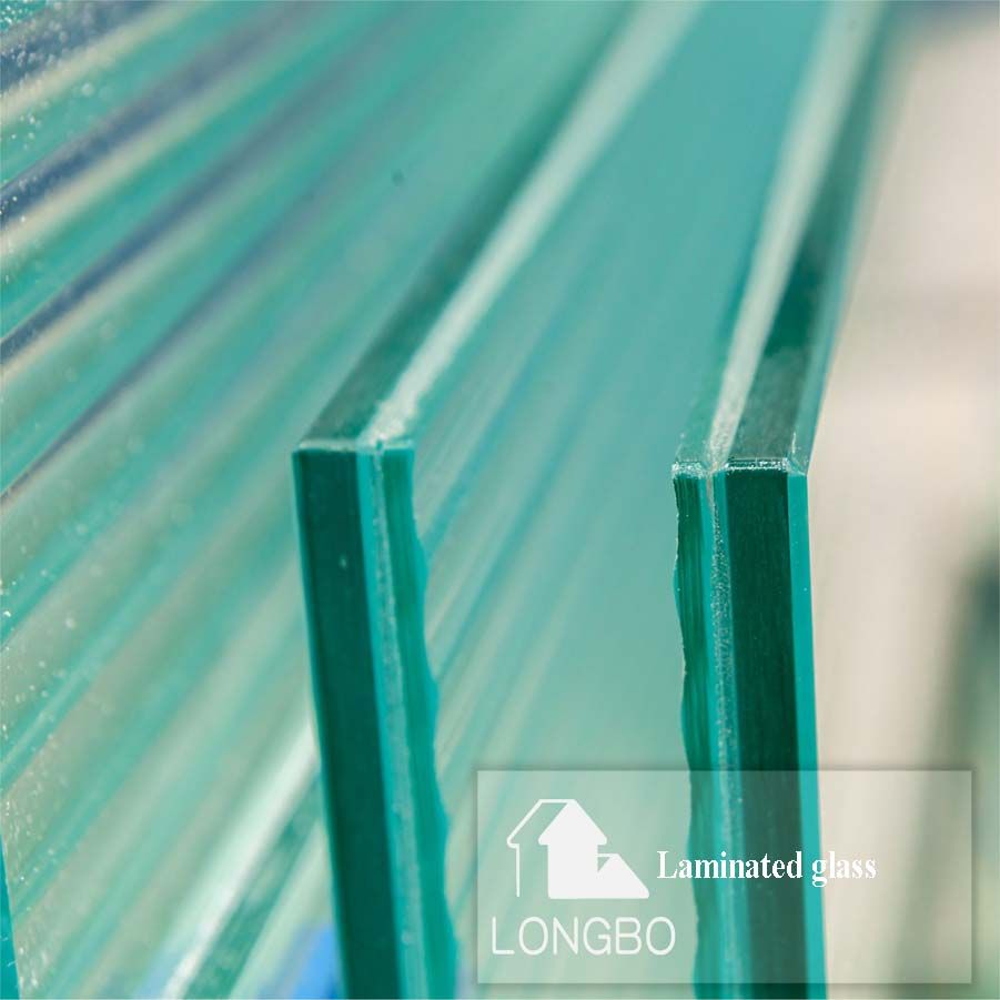 Laminated glass manufacturer laminated glass panels stair steps tempered laminated glass