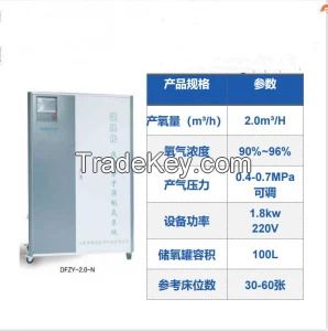 Factory Direct Medical Molecular Sieve Oxygen Machine Oxygen Machine Dfzy-2.0-N Oxygen Machine