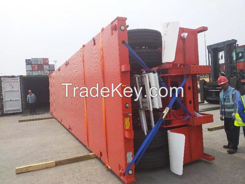  Hydraulic Steering Axle Heavy Loading Flat Lowbed Semi Trailer/Modular Trailer/Special Vehicle Transporting Over Heavy Car