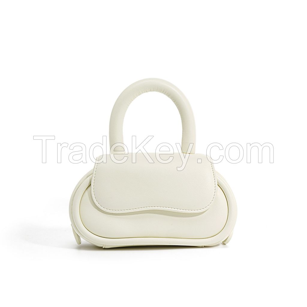 Niche design soft European bag pea bag small bag 2024 new one-shoulder crossbody handbag women