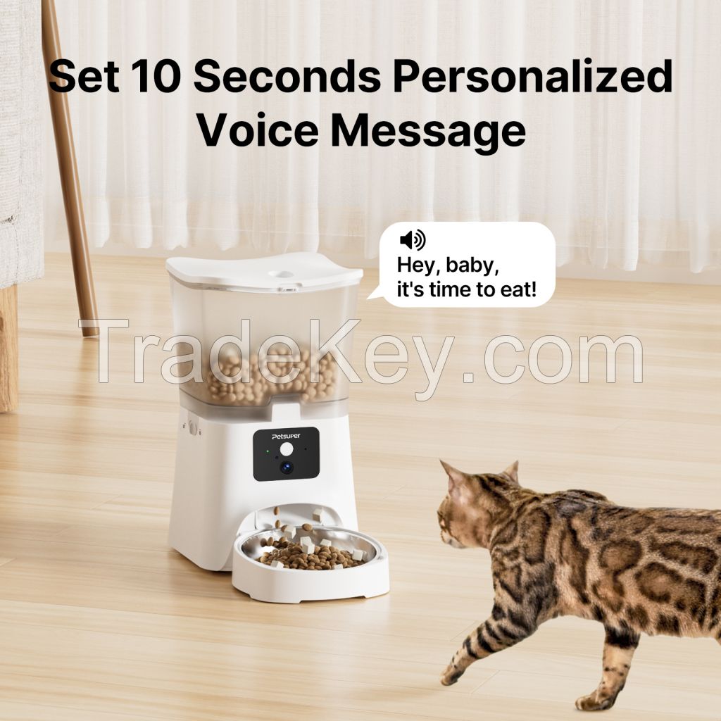 Smart Pet Feeder 3L Automatic Cat Feeder with HD 1080P Camera Smart Pet Feeder for Cat and Dog
