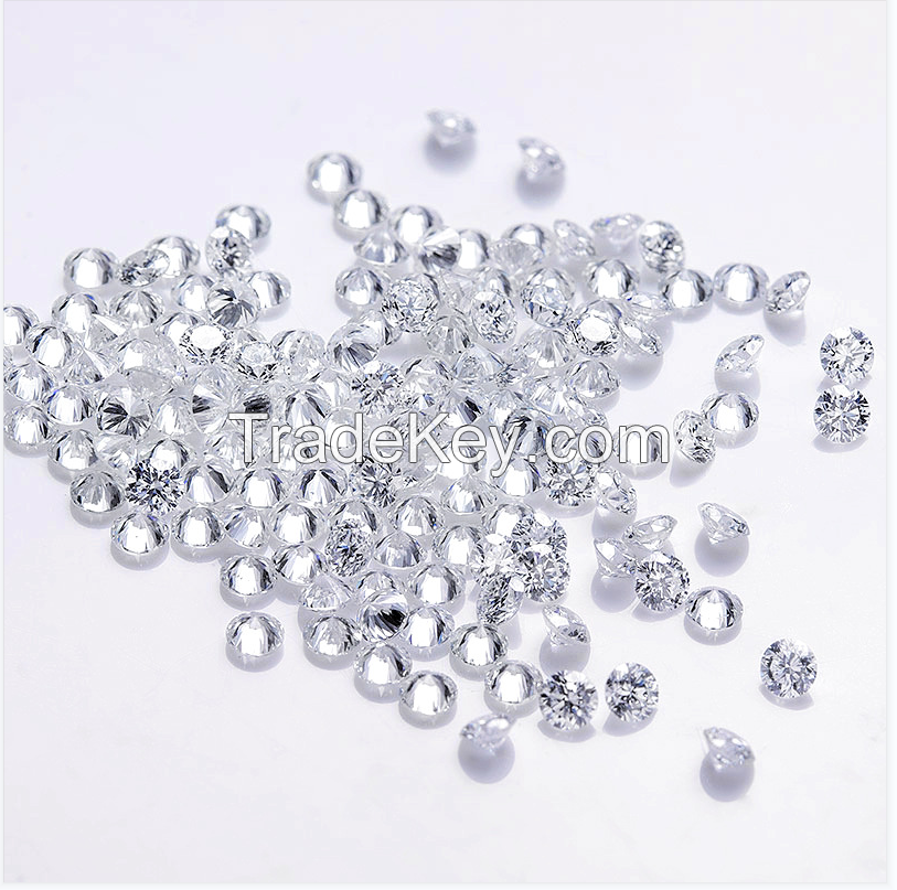 Cultivated diamond manufacturers directly supply artificial laboratory to synthesize HPHT naked diamond DE color millimeter artificial broken diamond