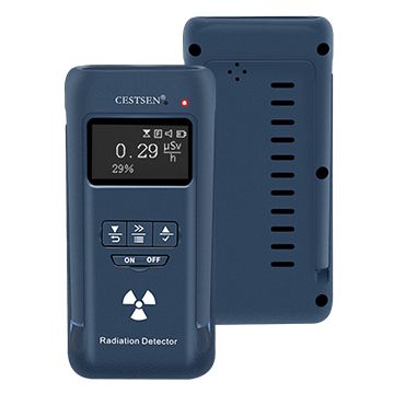 Handheld metal nuclear radiation detector