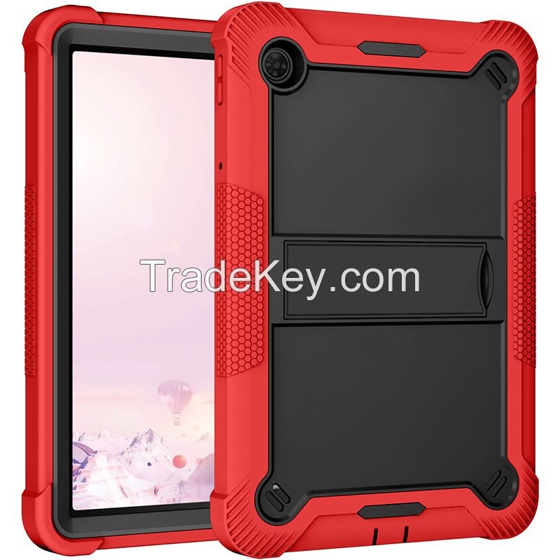 Rugged Armor Hybrid Full-Body Protective Silicone Tablet Case for TCL Tab 10 5G 9183W Heavy Duty Case