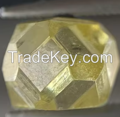 Synthetic Yellow Cvd Vs1 Fancy Colour Cultivate Created Uncut Loose Price Lab Grown Rough Diamonds