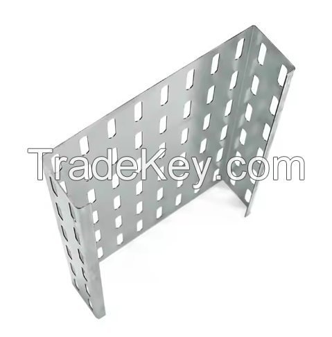 Factory Direct Hot Dip Galvanized Steel Outdoor Use Perforated Tray Type Cable Tray