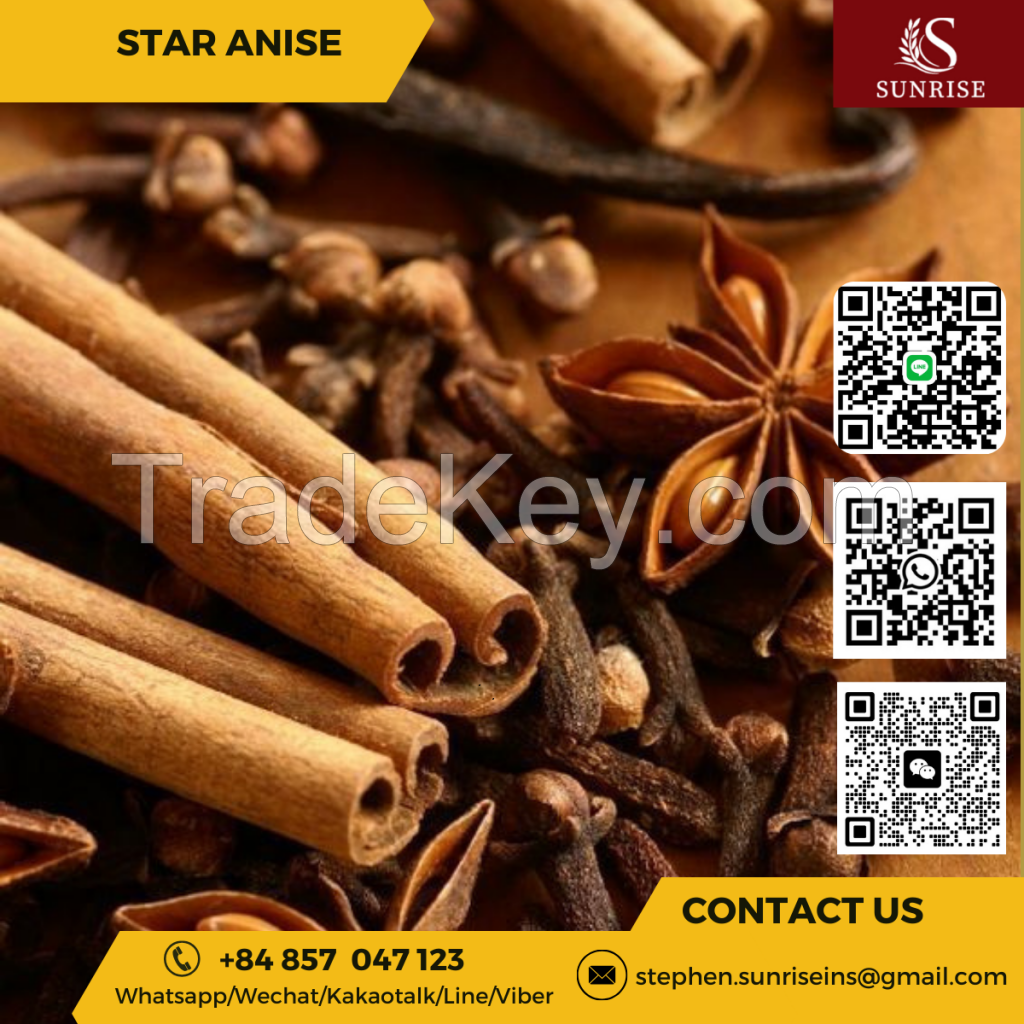 WHOLE STAR ANISE | WARM, CHARACTERISTIC FLAVOR