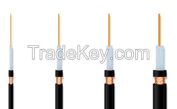 Factory processing custom SYV50-5 RF coaxial cable oxygen-free pure copper core cable TV cable cable double shielding