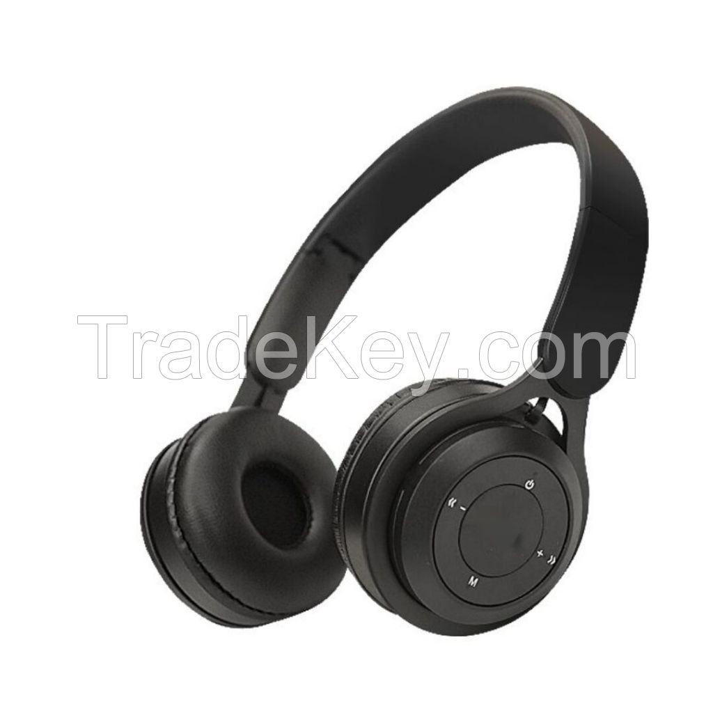 Black Musical Over-the-head headphones