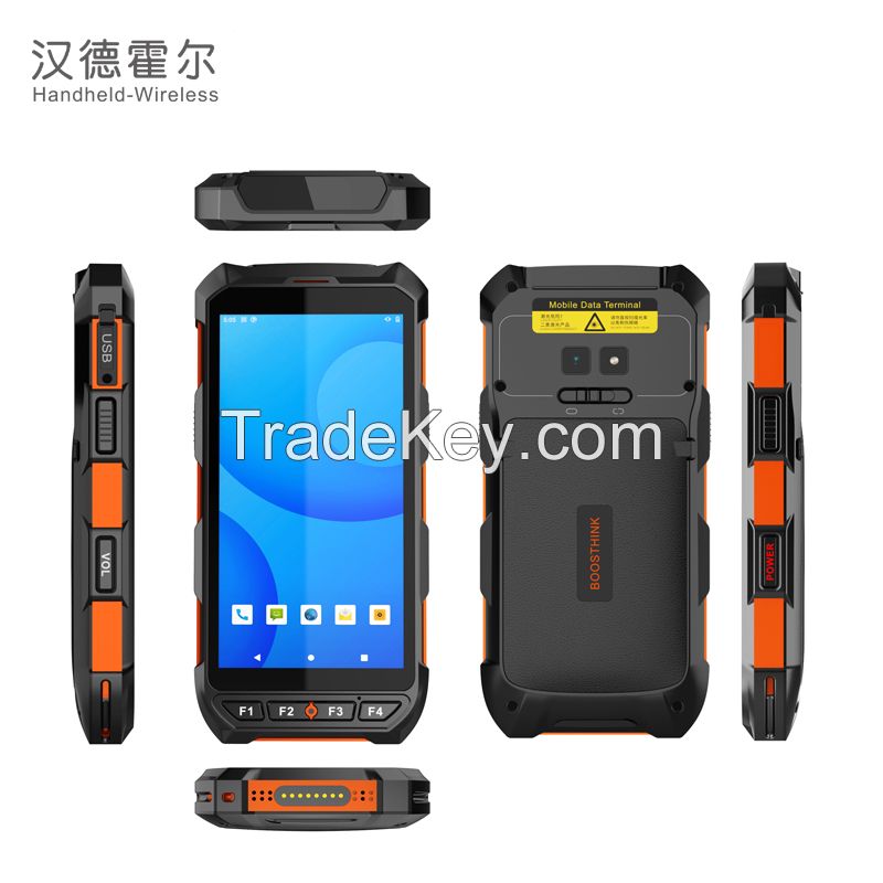 5.5inch Rugged Handheld Mobile Computer PDA  Android 10/13 Barcode Scanner NFC reader writer