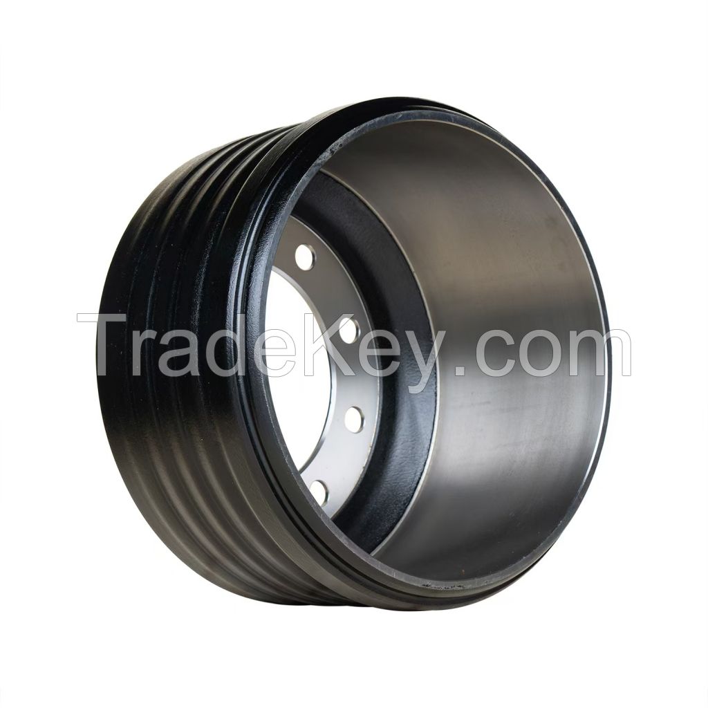 Steel shell composite brake drums for truck and trailer