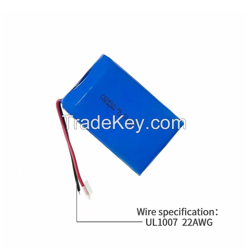 LiPo-703450-3S 11.1V 1150mAh battery