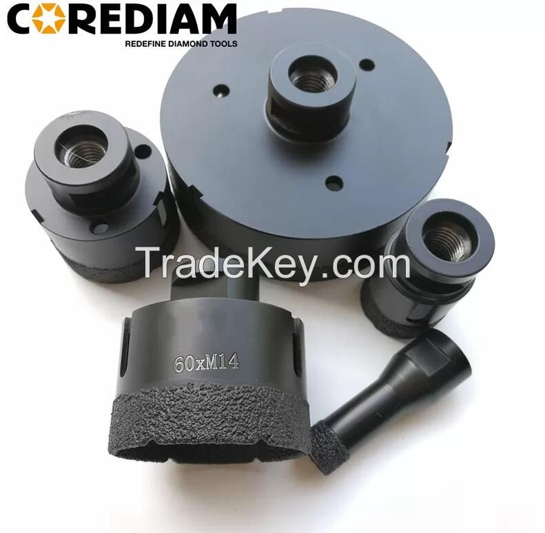 Vacuum Brazed Hole Saw and Diamond Core Drill Bit for Granite/Marble/Porcelain