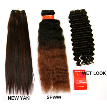 human hair weavings