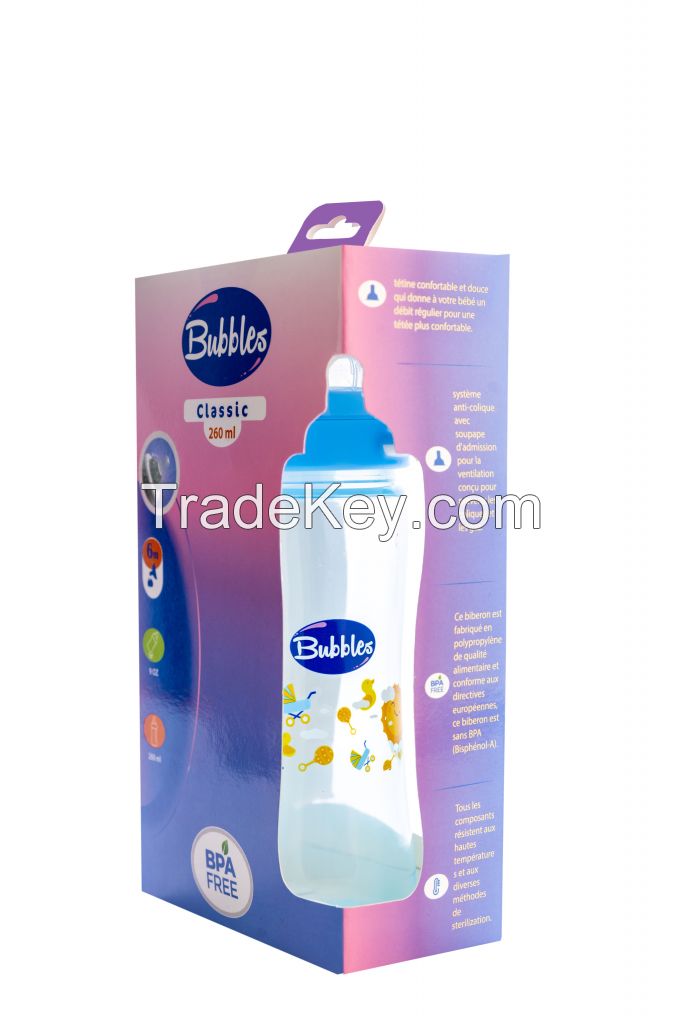 Classic Feeding Bottles 260 ML with hand