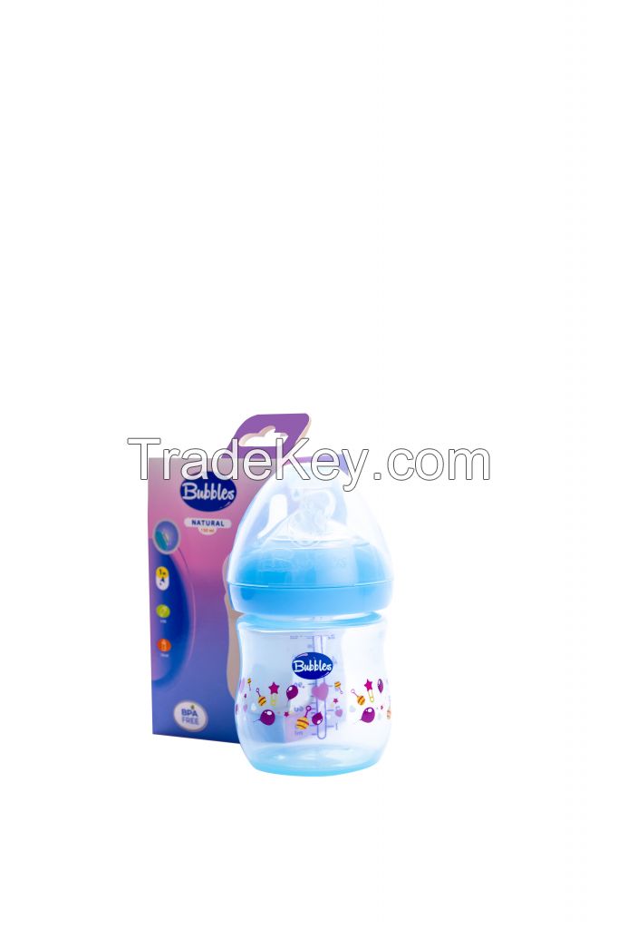 Natural Baby Feeding Bottle without Hand 150ml