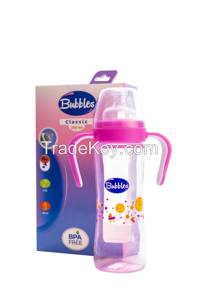 Classic Feeding Bottles 260 ML with hand