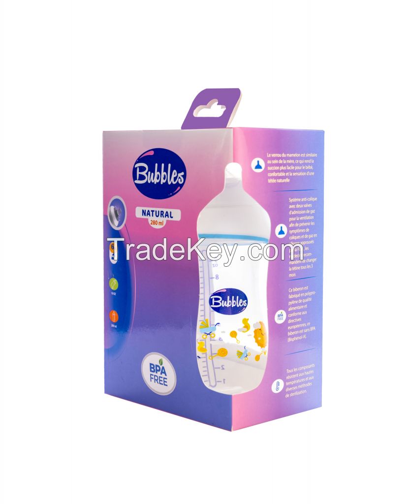 Natural Baby Feeding Bottle with Hand 280ml