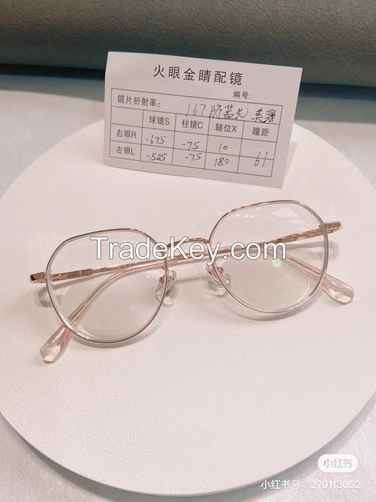 Rose gold framed glasses