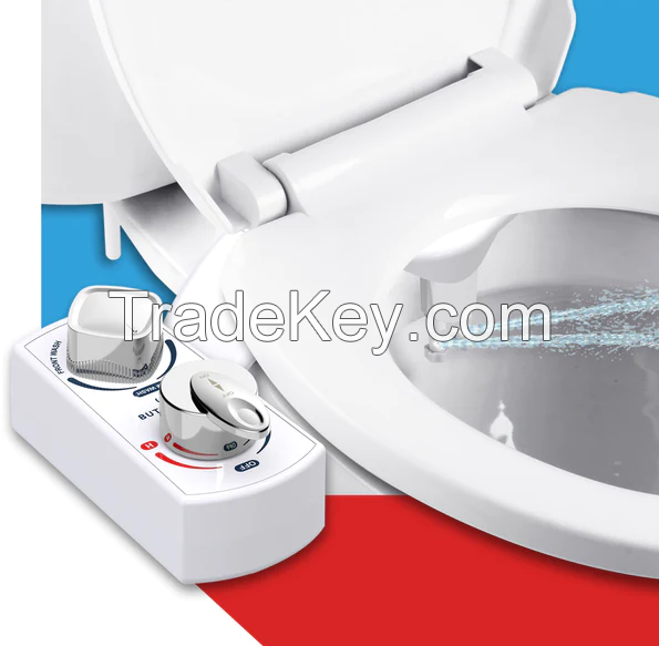 BUTT BUDDY Suite - Smart Bidet Toilet Seat Attachment (Cool &amp; Warm Water Sprayer, Air Dryer &amp; Heated Seat )