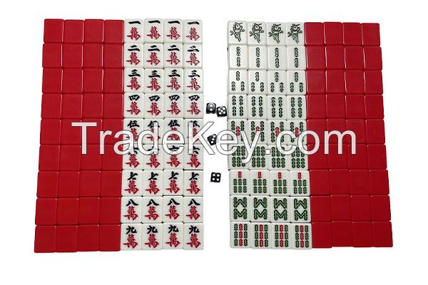 Chinese Mahjong Red Adult Entertainment Game