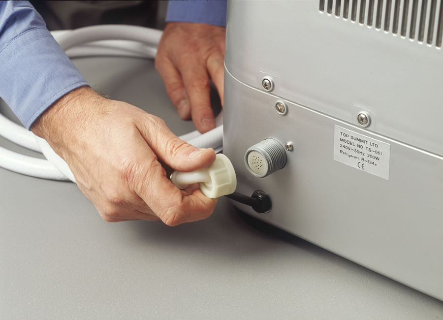 Home Ice Maker with Water Connection Function