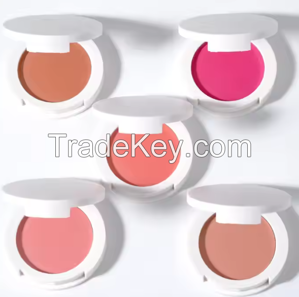 OEM Face Blush Palette Custom Private Label Light Delicate Blush Cream Blusher