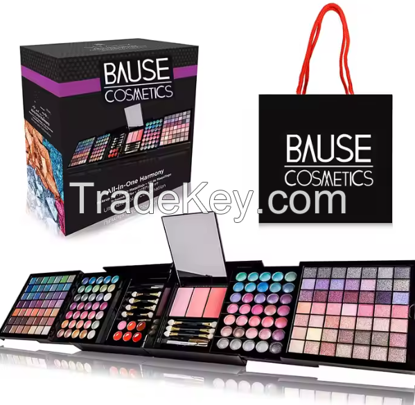 ISO certificated top services factory full range good quality low MOQ face make up sets cosmetics private label makeup oem