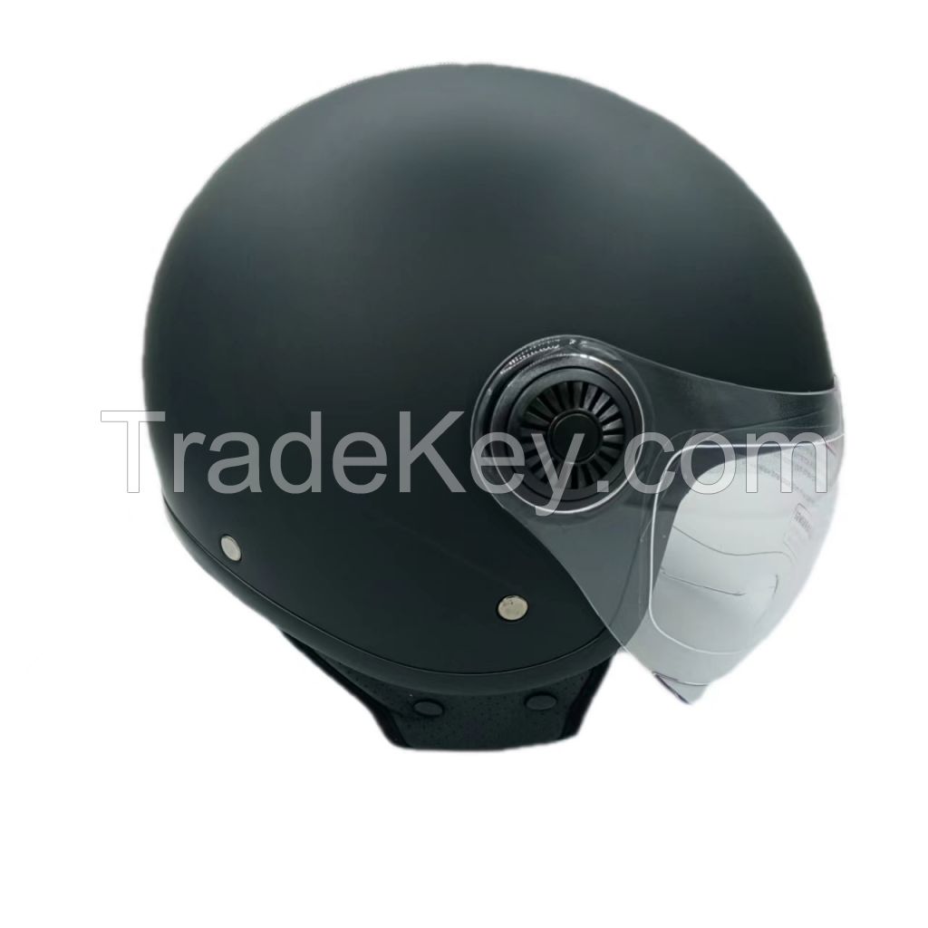 Motorcycle adult half face helmet