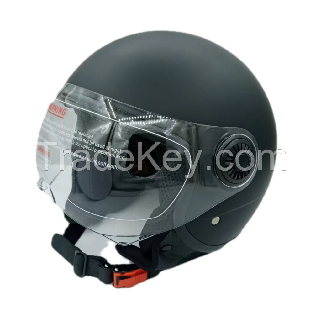 Motorcycle adult half face helmet
