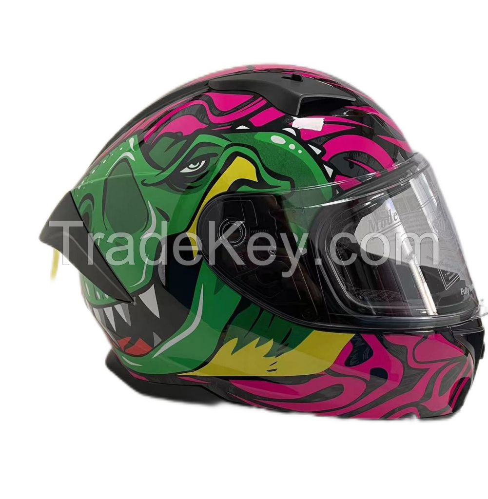 Motorcycle adult full helmet