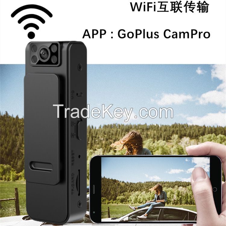  WIFI Meeting Recorder HD 1080P Outdoor Action Camera Portable Recording Magnetic Back Clip Camera A19