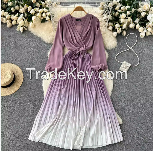 Pleated Dress