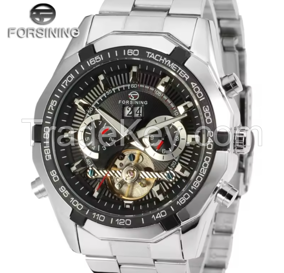 2024 FORSINING Top Selling Luxury relojes hombre Mens Watches Tourbillion Automatic China Factory Custom uhren