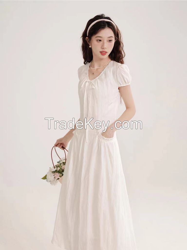 High-end light luxury small French dress