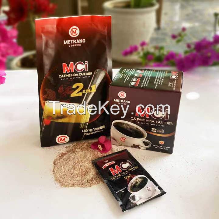 OEM Service Soluble Coffee Sugar Caffeinated Vietnamese Coffee Bag Packaging 500gr/Bag 2in1 Instant Coffee