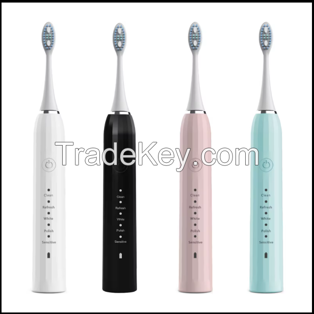 JIDENG electric toothbrush high quality adult rechargeable battery operated waterproof electric toothbrush sonic