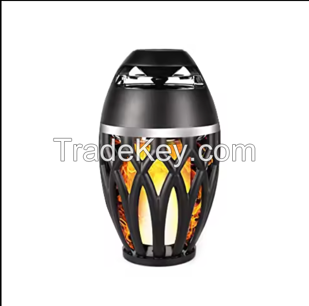 New Outdoor Lanterns Speaker Flame Lights Bluetooth Speaker Waterproof Speaker Wireless bt 5.0 For Patio Yard Party