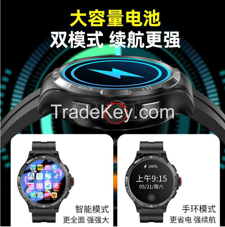 New model V10 4G smartwatch Retractable camera GPS positioning multi-function smartwatch fashion watch