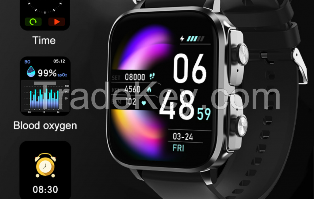 T22 New TWS 2-in-1 Phone Watch Ultra Heart Rate Sleep Music Control Multi Sports Smart Watch fashion watch