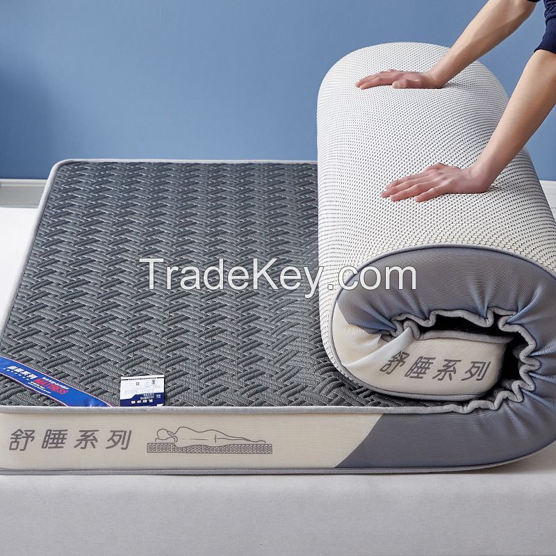 New knitted mattress home padded sponge mattress memory pad rental hotel homestay mattress factory wholesale.