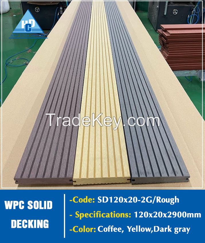 Wood plastic composite decking High quality Reasonable Price