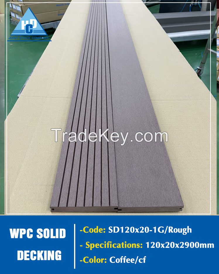 Wood plastic composite decking High quality Reasonable Price