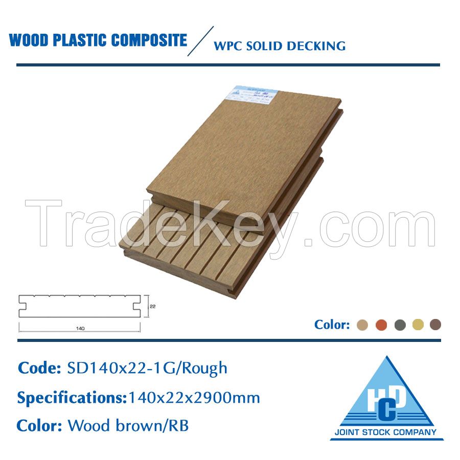 Wood plastic composite decking High quality Reasonable Price