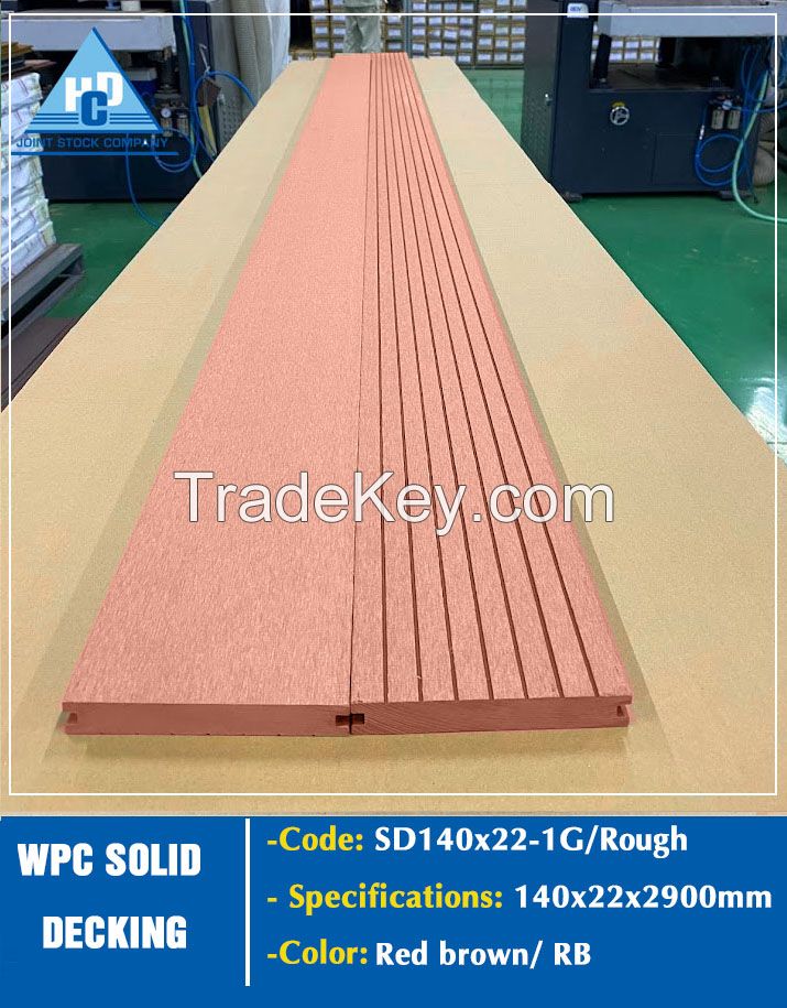 Wood plastic composite decking High quality Reasonable Price